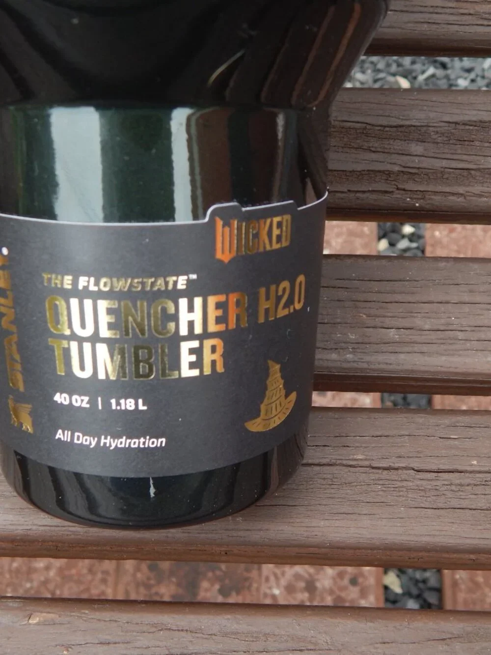 Stanley x Wicked 40oz FlowState Quencher Tumbler Elphaba For Good